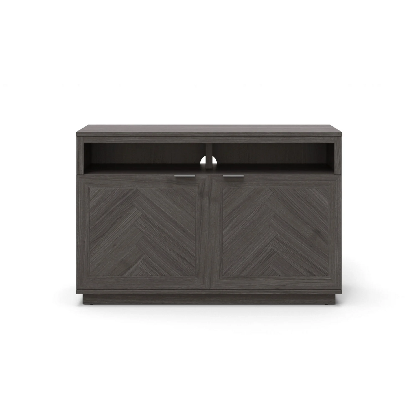 Better Homes & Gardens Herringbone TV Stand for TVs up to 55”, Gray