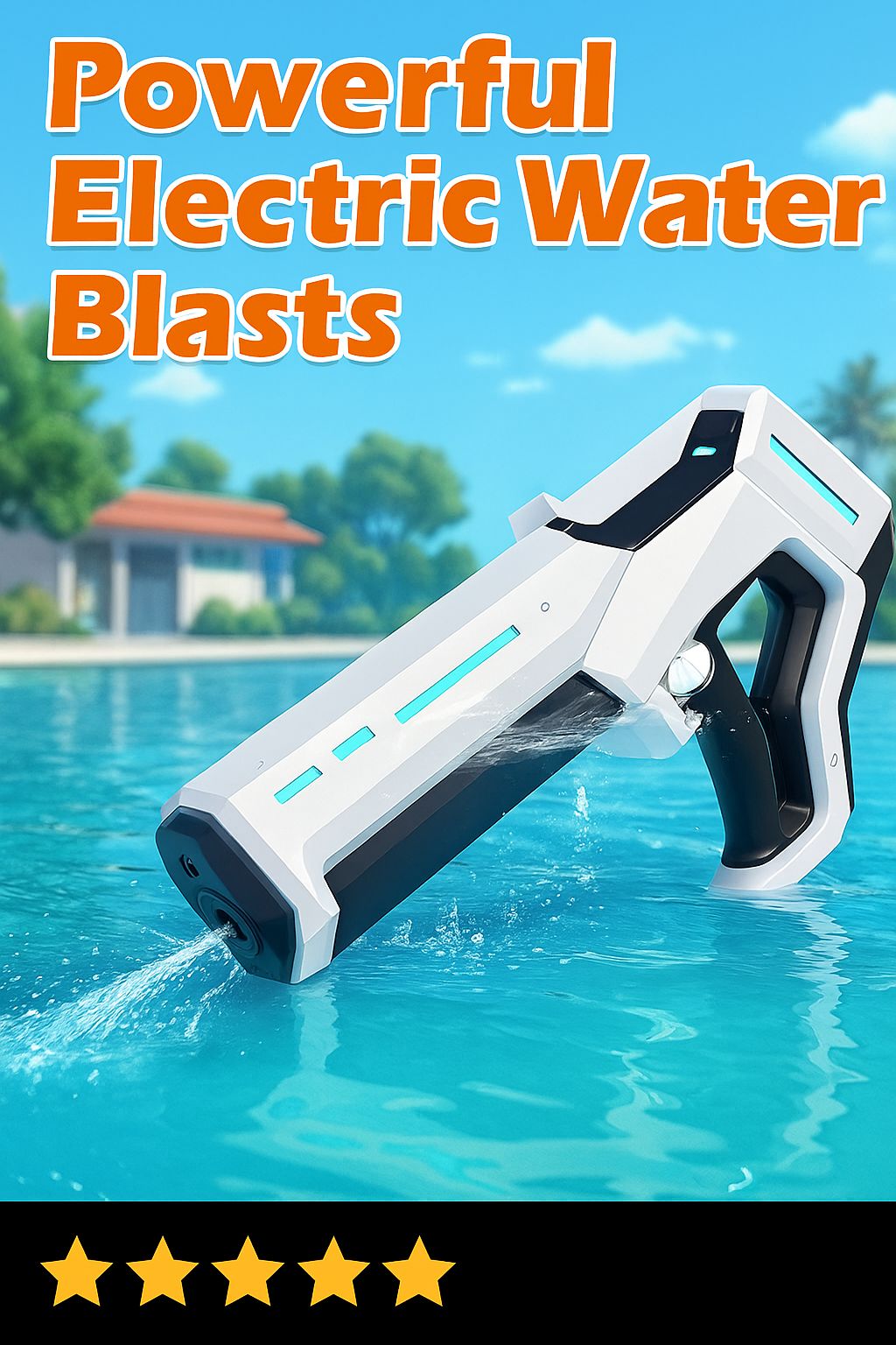 42cm Power Water Blaster – Summer Fun for All Ages