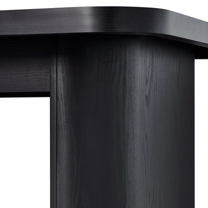 Better Homes & Gardens Juliet Expandable Dining Table, Black Wood Finish
